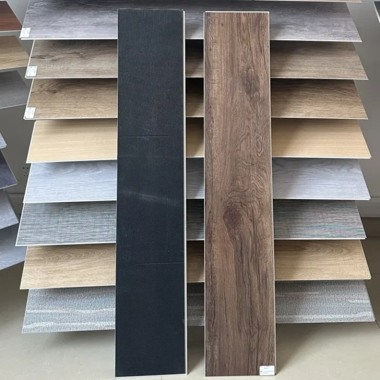 Dark wood-grain SPC Flooring for Modern Interior Design