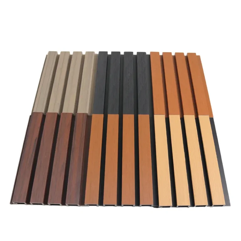 Eco-Friendly WPC Slat Panel - Sustainable Architecture Design