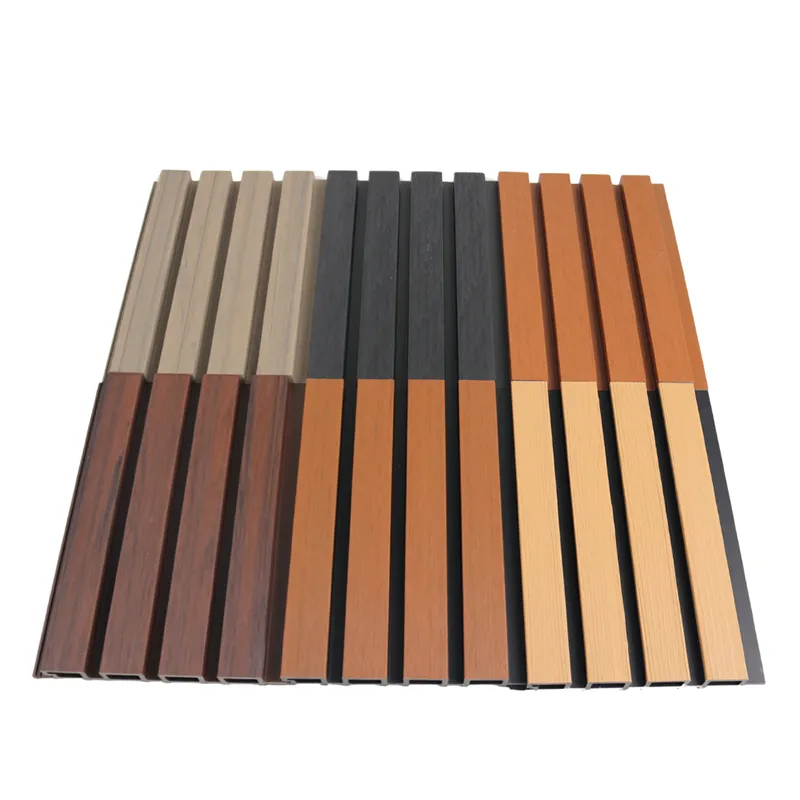 Eco-Friendly WPC Slat Panel - Sustainable Architecture Design