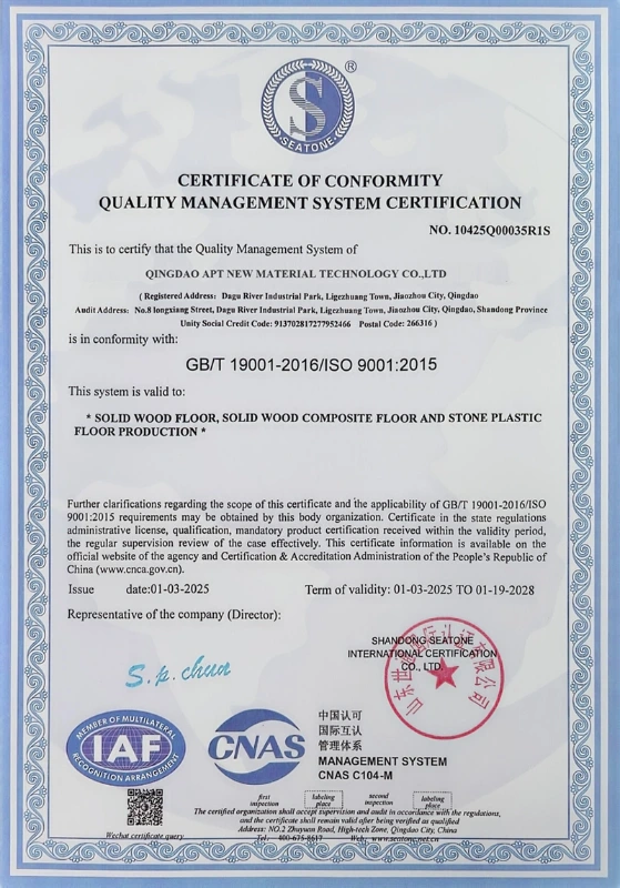 ISO9000 APT